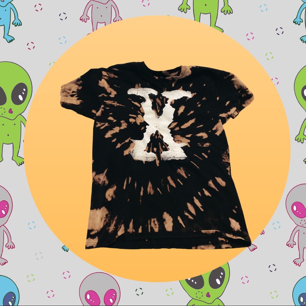 Custom Dyed “X Files” Vintage Tee Shirt
